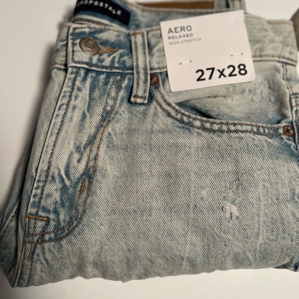 NWT Aeropostale Men's Non Stretch Size 27X28 Relaxed